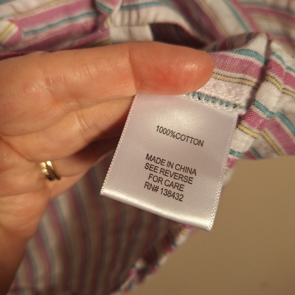 Modcloth Ladies Ruffle Southwest Style Cotton Blouse  XL Peasant Boho Retro - Picture 5 of 5